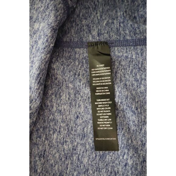 Hurley HA32KT000 Women's Sz Medium Blue Depths Heathered L/S Trail Tee Shirt - Picture 6 of 7